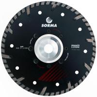 Алмазный отрезной круг TURBO NTP (TP) D230 мм, фланец 22,23 мм SORMA (Сорма) Алмазный отрезной круг TURBO NTP (TP) D230 мм, фланец 22,23 мм SORMA (Сорма)