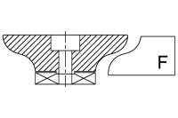 Профильная фреза сегментная гранит F30 