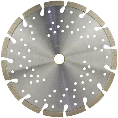 Алмазный диск по пенобетону 230*22.23*10*3.0мм перфорированный Strong СТД-12300230 Алмазный диск по пенобетону 230*22.23*10*3.0мм перфорированный Strong СТД-12300230